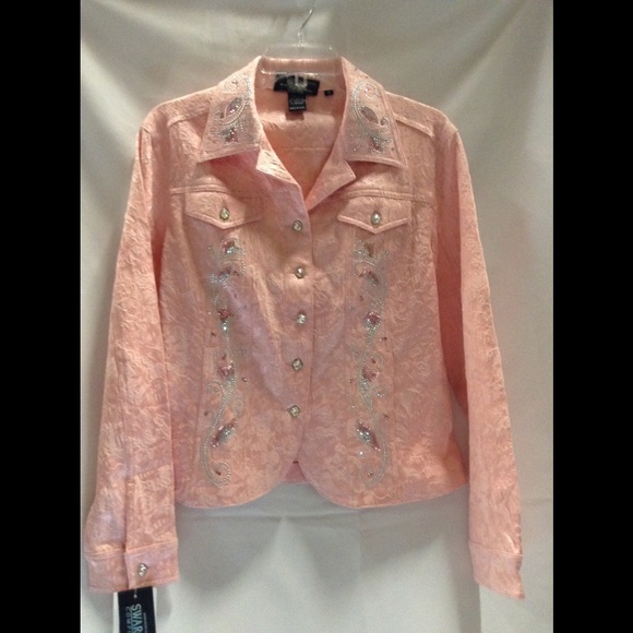 Christine Alexander Jackets & Blazers - Christine Alexander Pink brocade jacket